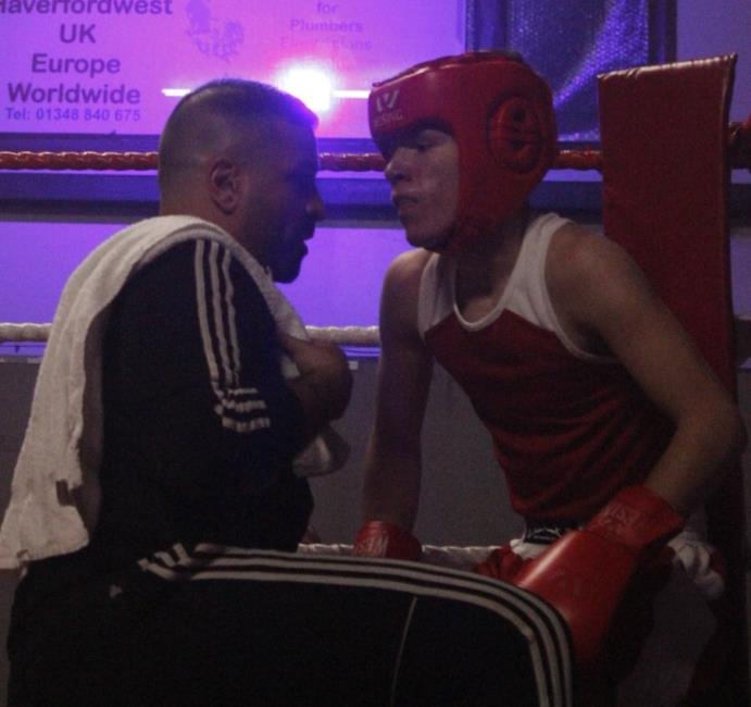 Alex Ward in the corner